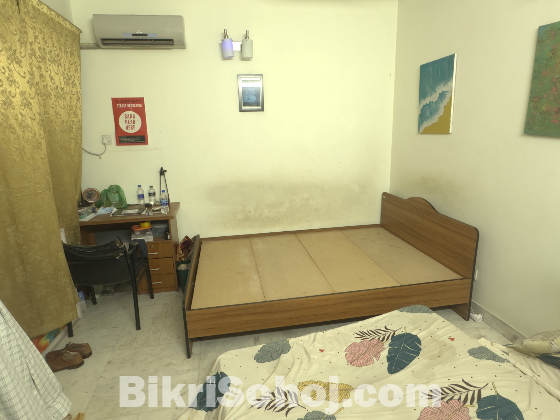 Queen Size Partex Bed + Spring Mattress
